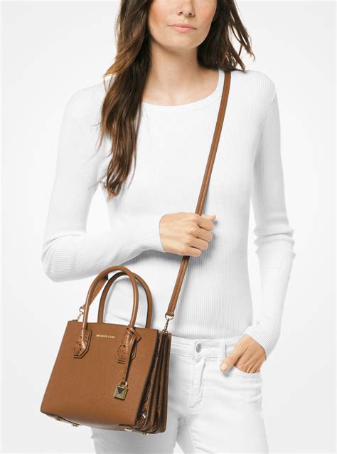 michael kors leather crossbody